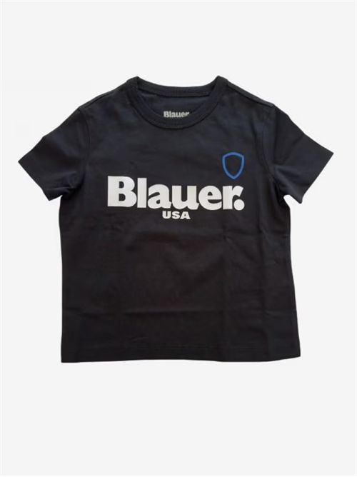 T-shirt girocollo a maniche corte BLAUER | 25SBLKH02507004547//999